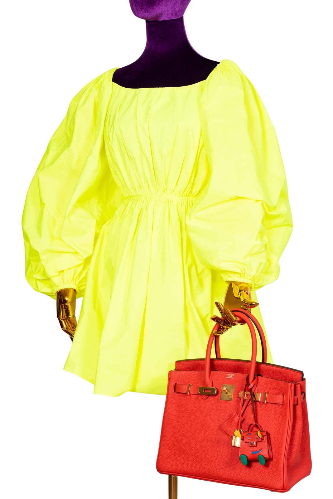 HermesBirkin 30 Capucine Togo leather Gold Hardware