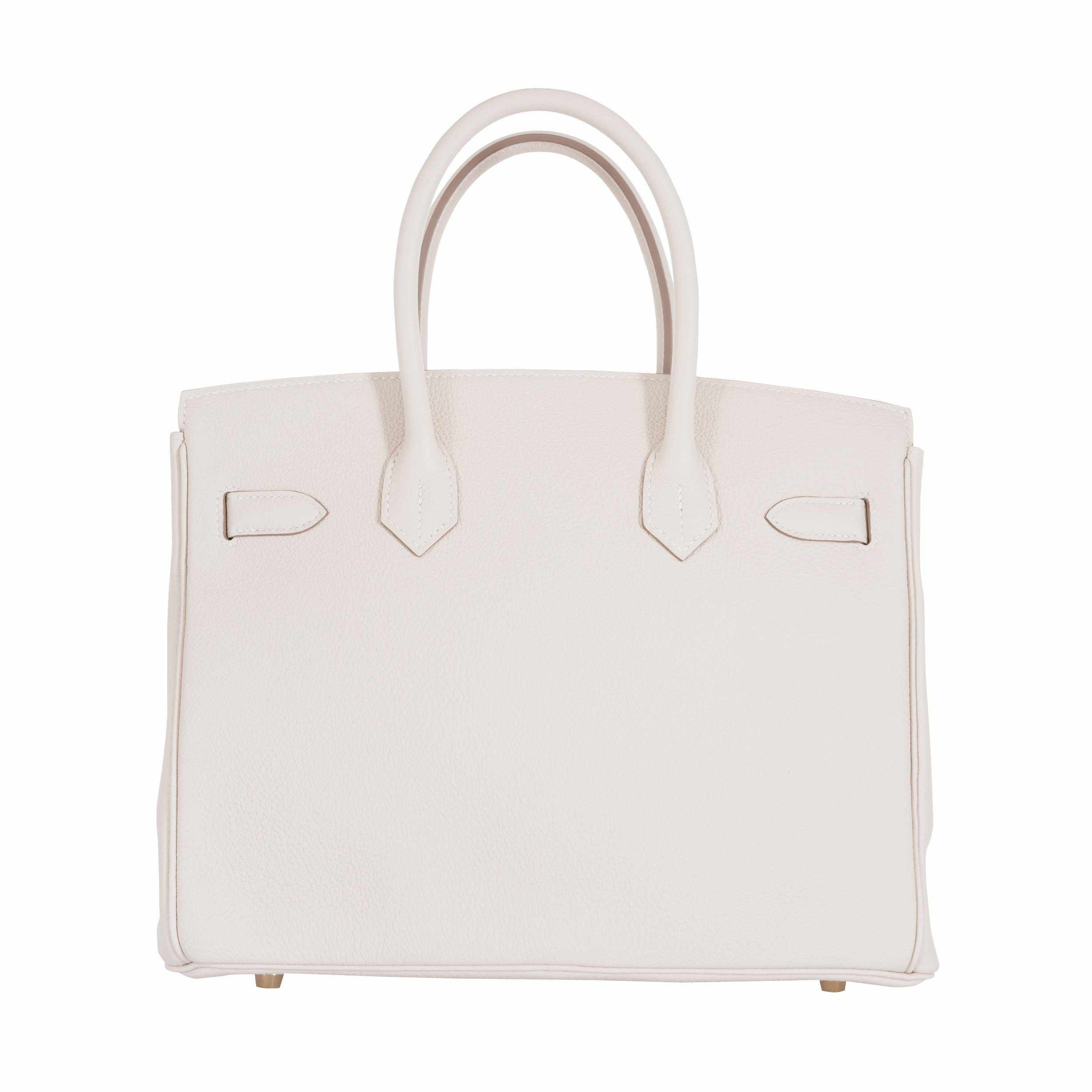 HermesBirkin 30 Craie Togo Gold Hardware