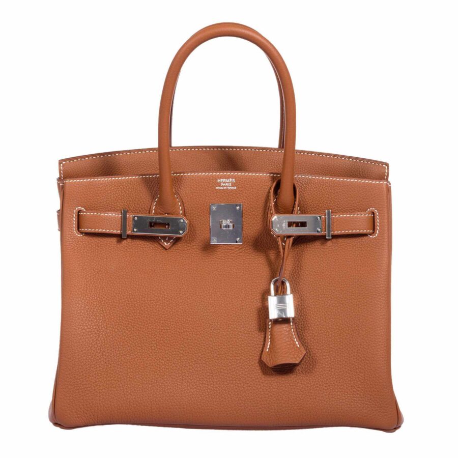 HermesBirkin 30 Gold Togo Palladium Hardware | Studio Nafay