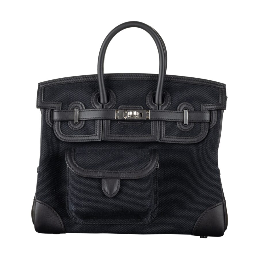 Hermes25cm Birkin Cargo Black Palladium Hardware | Studio Nafay