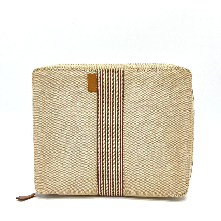 HERMES Pouch Tower ash Brown beige New Fool Toe | Studio Nafay