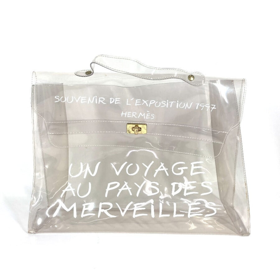 HERMES Handbag Plastics clear Plastics Kelly | Studio Nafay