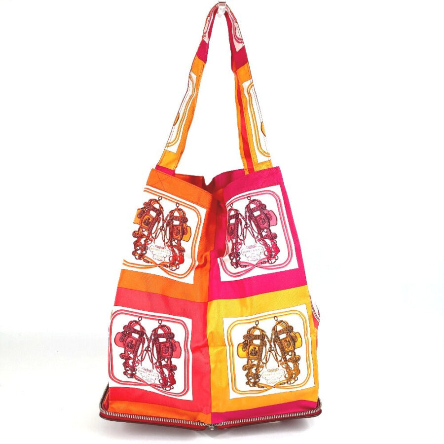 HERMES Shoulder Bag leather Red Bags Eco Bags Folding Silky pop | Studio Nafay