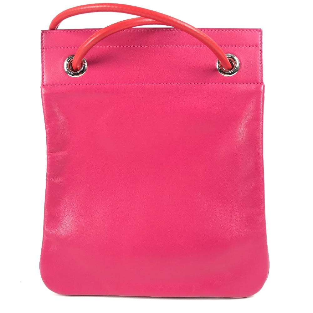 HERMES Shoulder Bag leather pink By color Sac Aline Mini