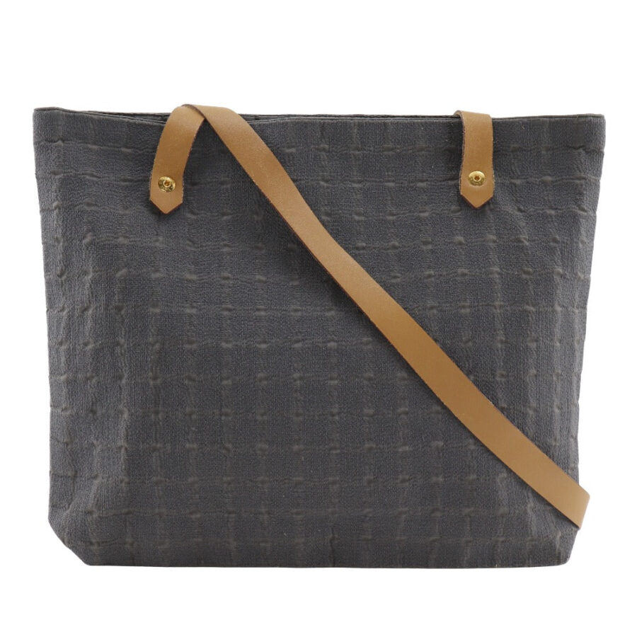 HERMES Shoulder Bag canvas gray Long shoulder Amedaba Cava de Poche | Studio Nafay