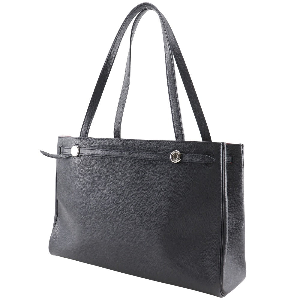 HERMES Tote Bag Epsom black Cabas Na