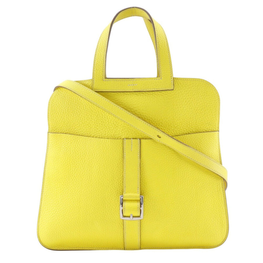 HERMES Handbag Taurillon Clemence yellow Arzan 31 | Studio Nafay