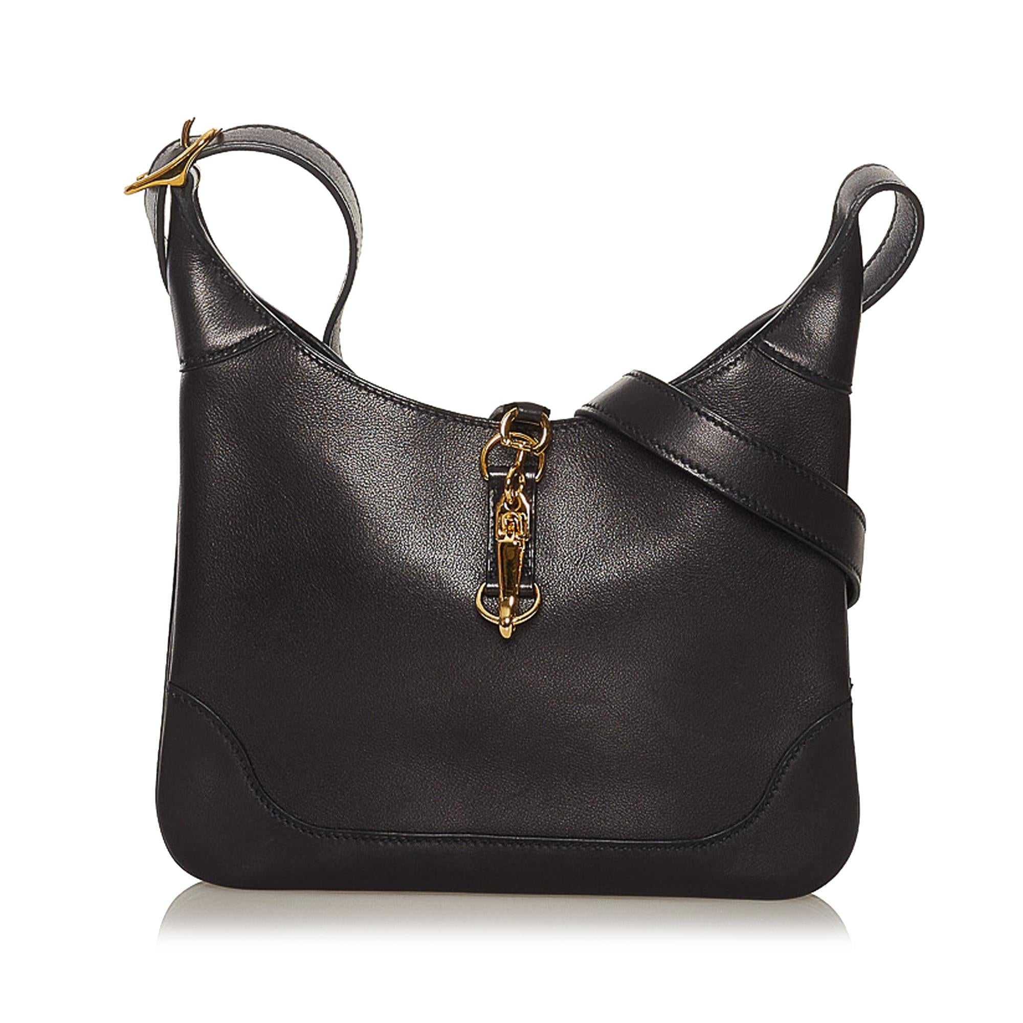 Luxury Hermes Trim Duo Leather Crossbody Bag