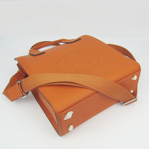 Luxury Hermes Toolbox 8076 Mens Orange Bag | Studio Nafay
