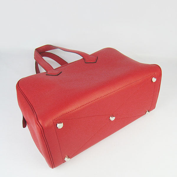 Luxury Hermes Togo leather handbag red | Studio Nafay