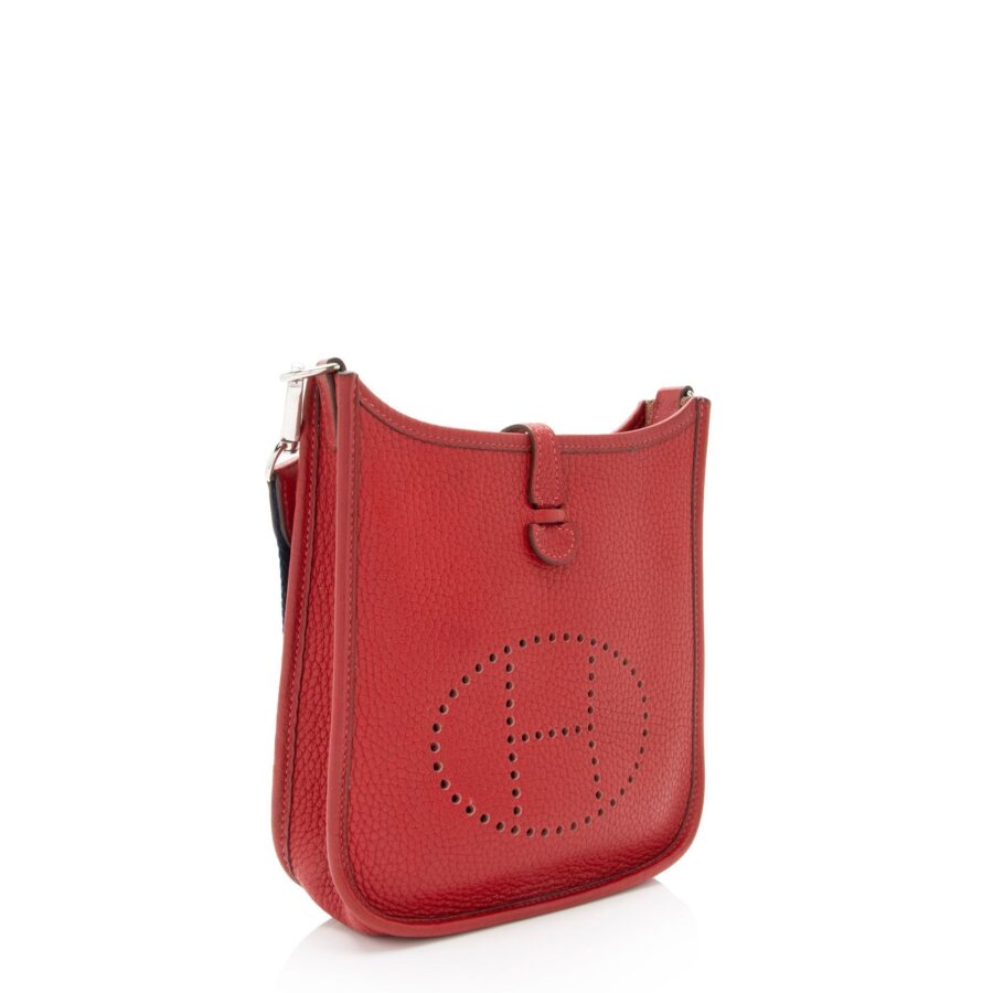Luxury Hermes Taurillon Clemence Evelyne TPM Shoulder Bag | Studio Nafay