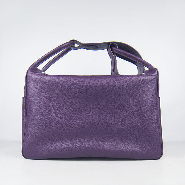 Luxury Hermes Lindy 34cm handbag 6208 purple Silver | Studio Nafay