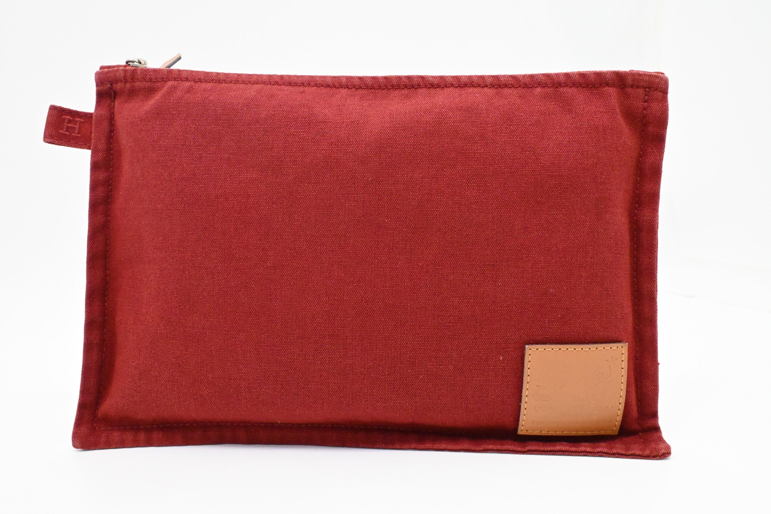 Hermes L’échappée Belle Pouch in Red Canvas