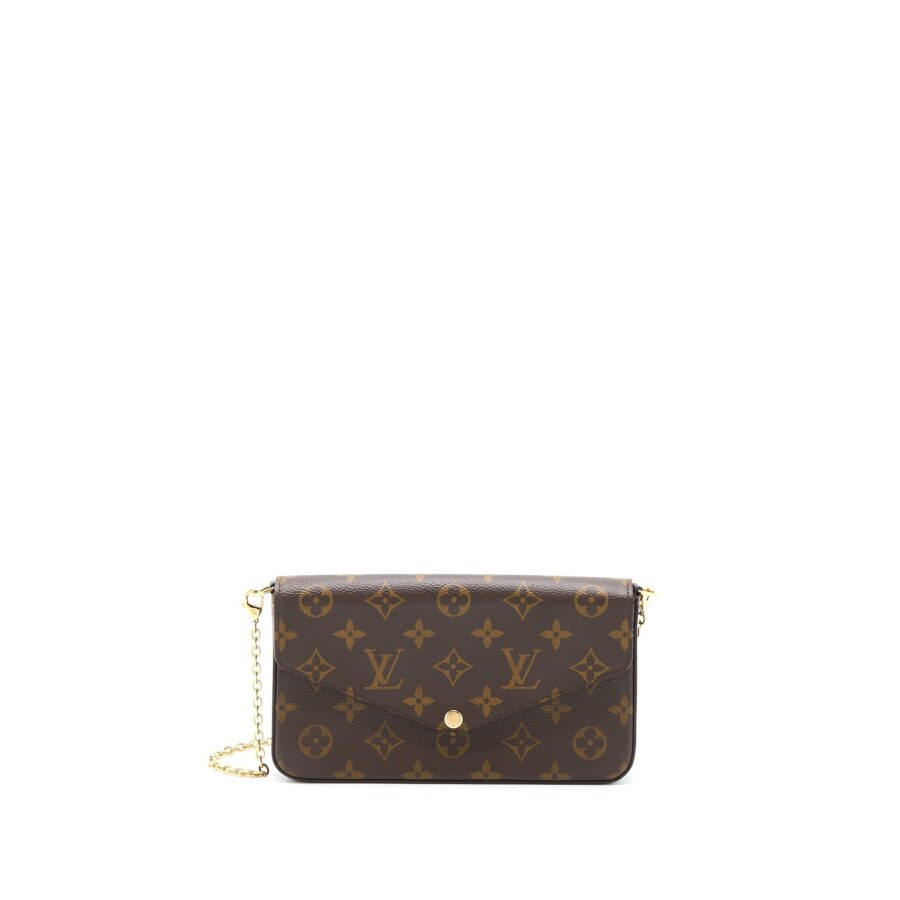 Louis Vuitton Felicie Pochette Monogram Canvas Red GHW | Studio Nafay