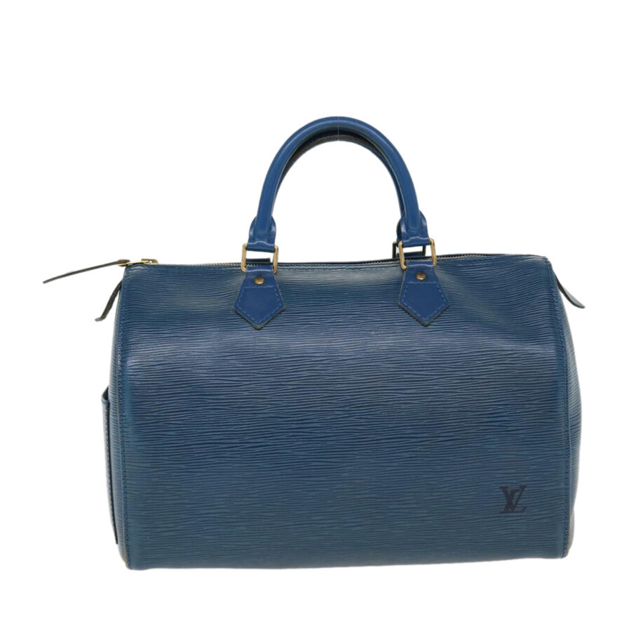 LOUIS VUITTON Epi Speedy 30 Hand Bag Toledo Blue LV Auth 38527 | Studio Nafay