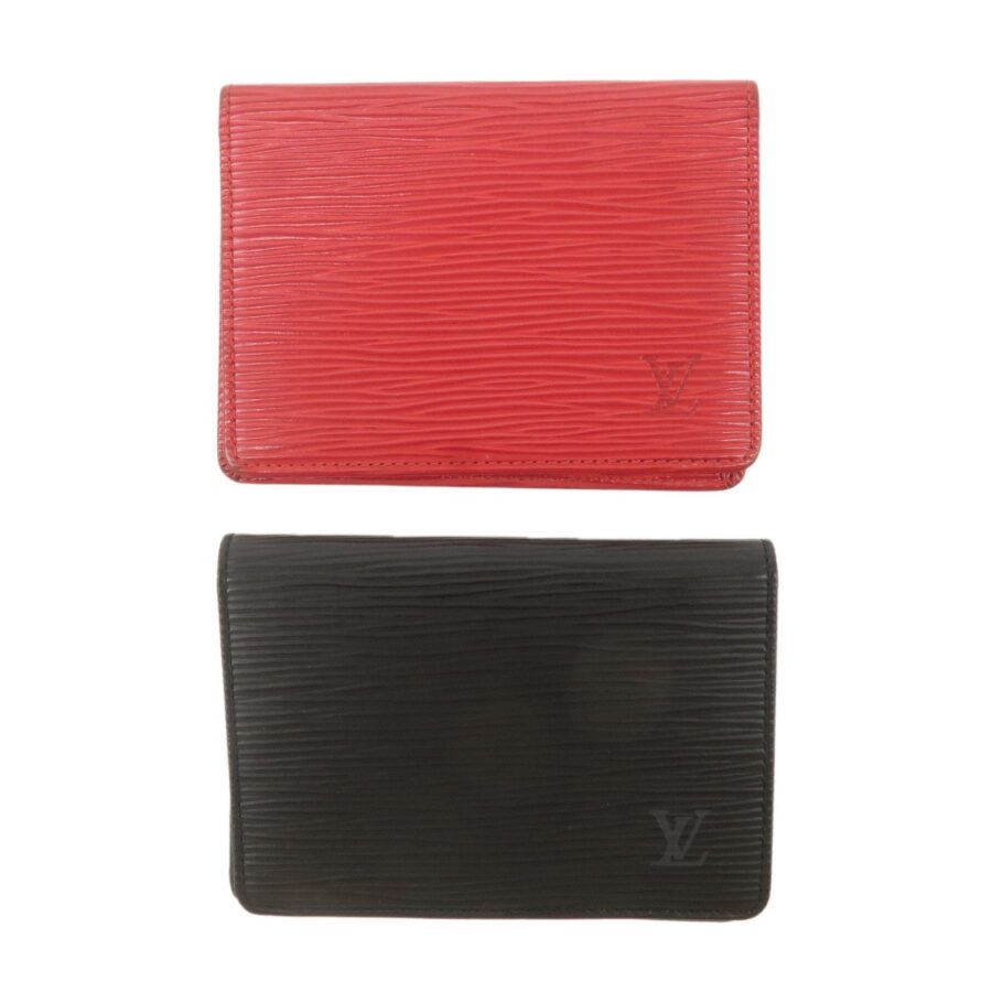 Louis Vuitton Epi Set of 2 Porte Cult Card Case | Studio Nafay
