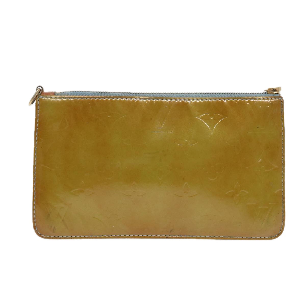 LOUIS VUITTON Monogram Vernis Lexington Pouch Baby Blue LV Auth 88520