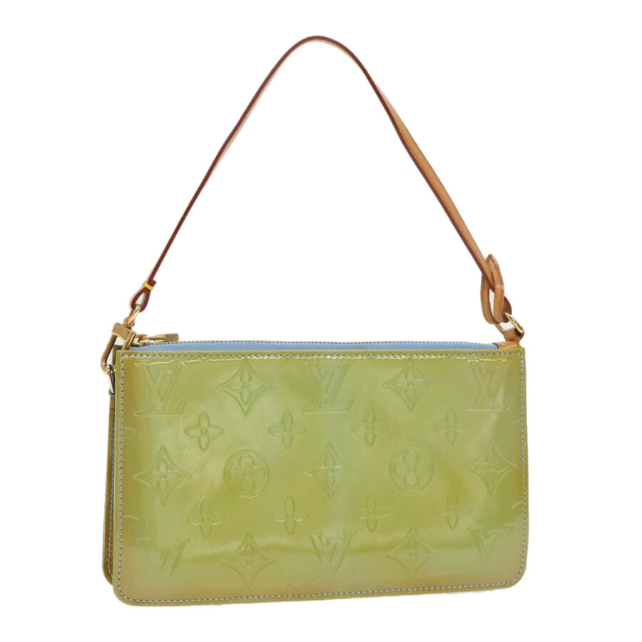LOUIS VUITTON Monogram Vernis Lexington Pouch Baby Blue LV Auth 49639 | Studio Nafay