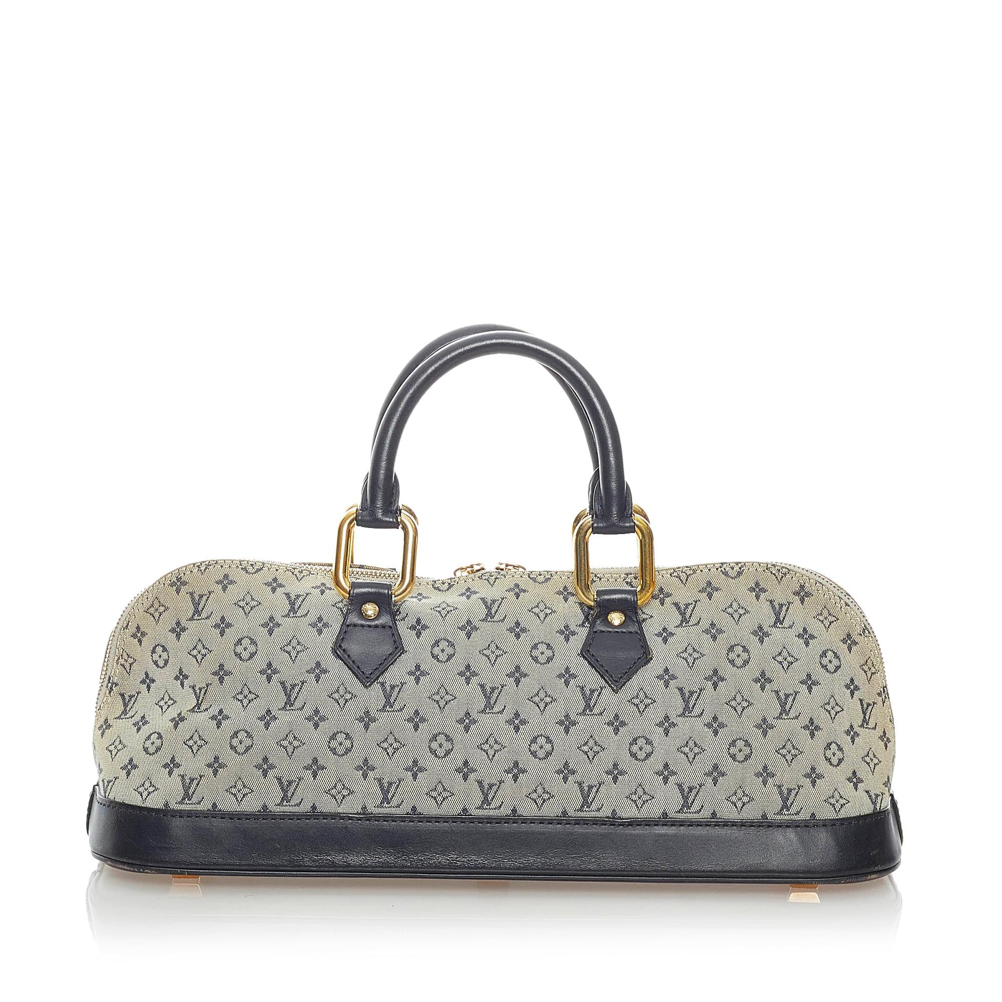 Louis Vuitton Monogram Mini Lin Alma Long Handbag