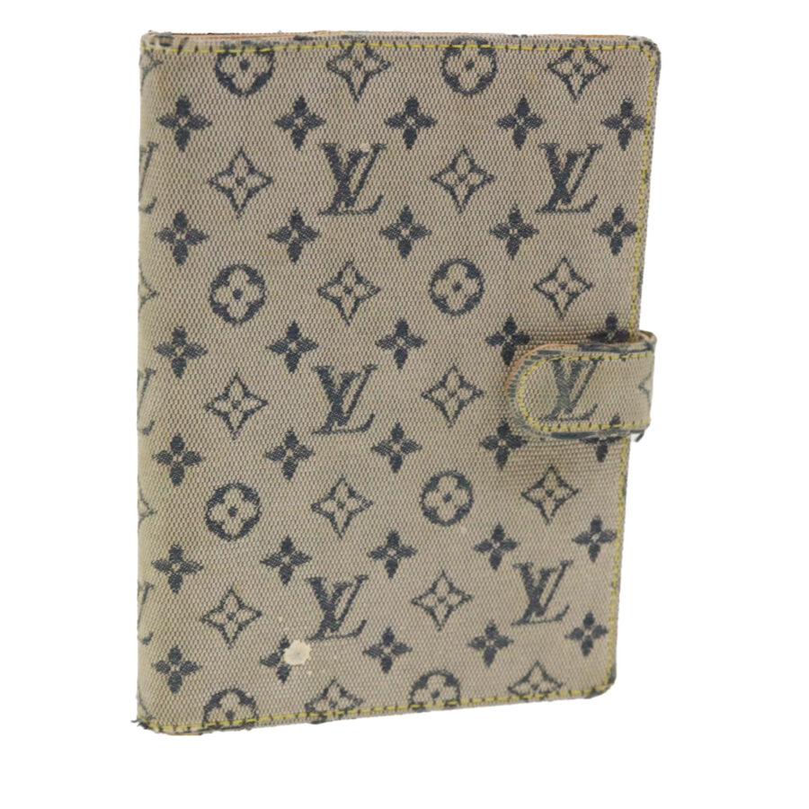 LOUIS VUITTON Monogram Mini Agenda PM Day Planner Cover Blue Auth 47228 | Studio Nafay