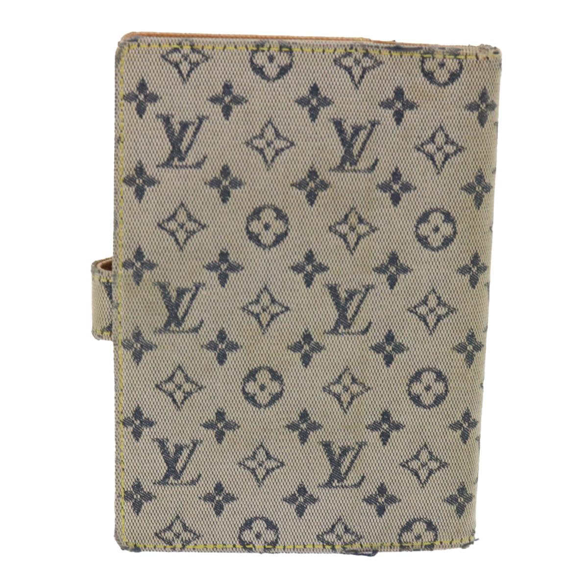 LOUIS VUITTON Monogram Mini Agenda PM Day Planner Cover Blue Auth 47228