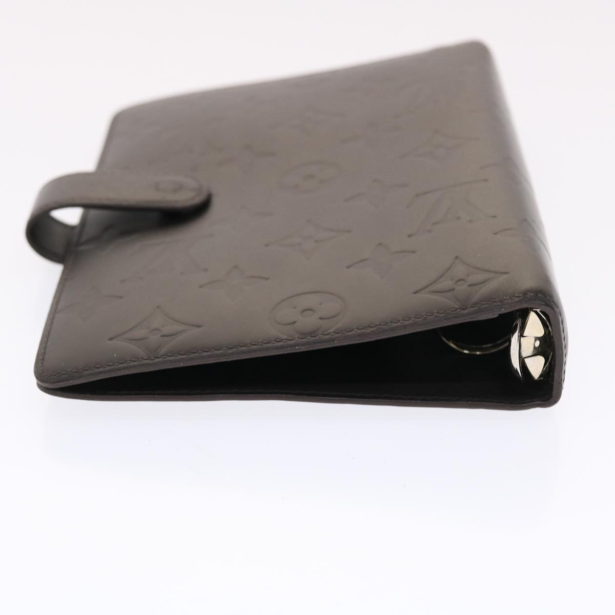 LOUIS VUITTON Monogram Mat Agenda PM Day Planner Cover Viole Auth 49515 - Product Image 2