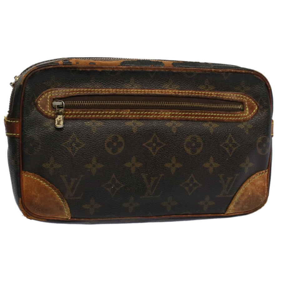 LOUIS VUITTON Monogram Marly Dragonne GM Clutch Bag LV Auth ti1259 | Studio Nafay