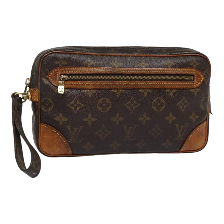 LOUIS VUITTON Monogram Marly Dragonne GM Clutch Bag LV Auth th5236 | Studio Nafay