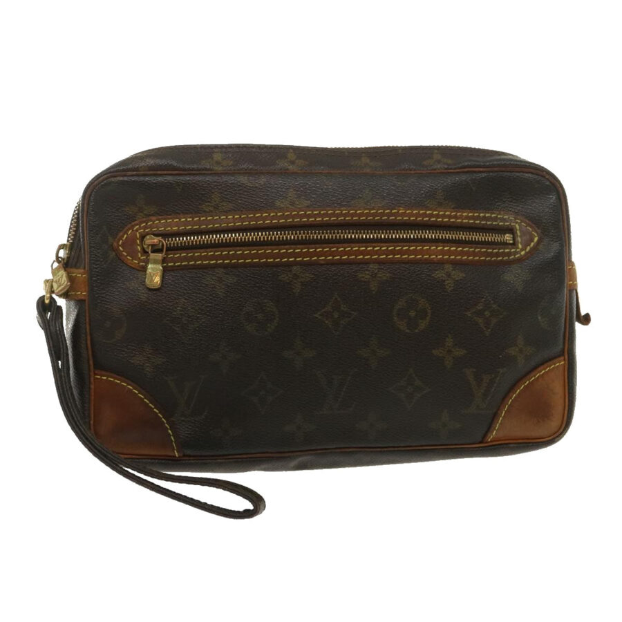 LOUIS VUITTON Monogram Marly Dragonne GM Clutch Bag LV Auth fm1336 | Studio Nafay