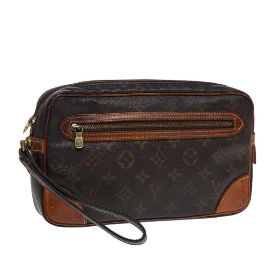 LOUIS VUITTON Monogram Marly Dragonne GM Clutch Bag LV Auth 89292 | Studio Nafay