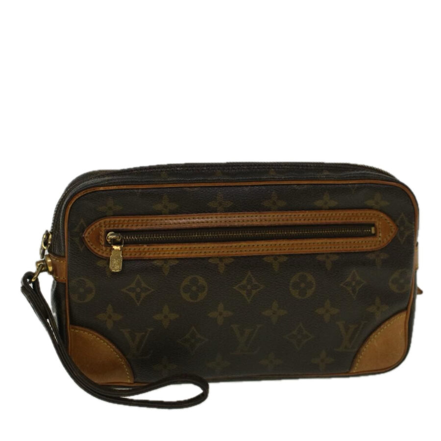 LOUIS VUITTON Monogram Marly Dragonne GM Clutch Bag LV Auth 58500 | Studio Nafay