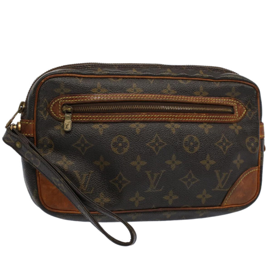 LOUIS VUITTON Monogram Marly Dragonne GM Clutch Bag LV Auth 55595 | Studio Nafay