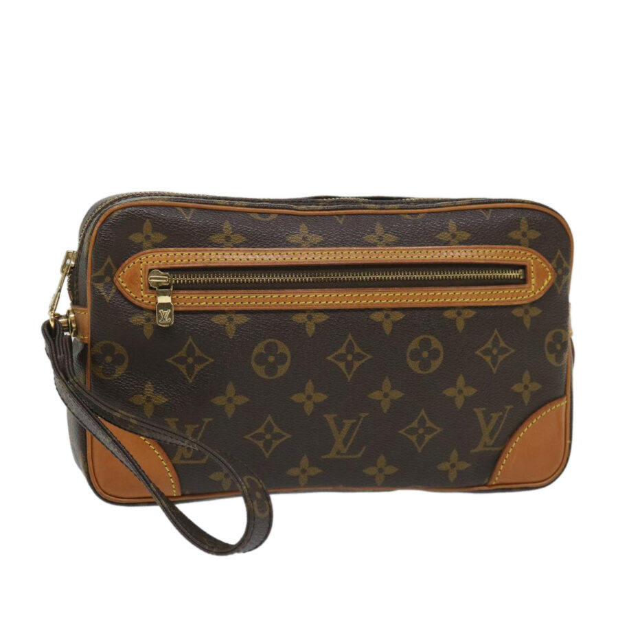 LOUIS VUITTON Monogram Marly Dragonne GM Clutch Bag LV Auth 57491 | Studio Nafay