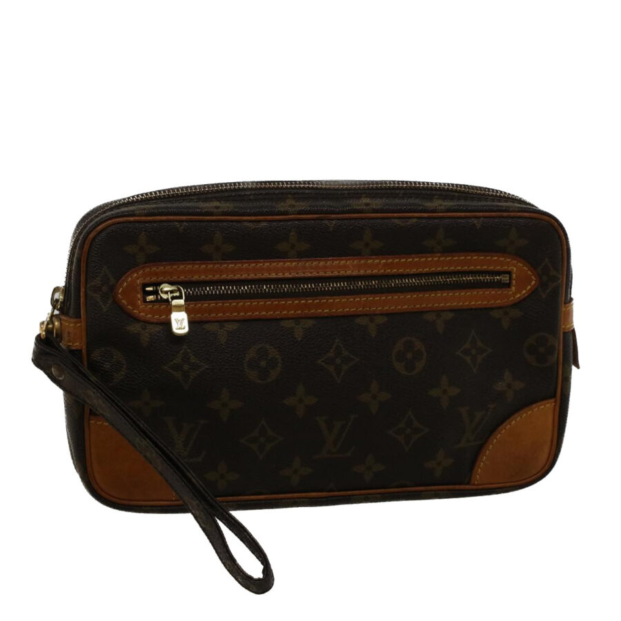 LOUIS VUITTON Monogram Marly Dragonne GM Clutch Bag LV Auth 57400 | Studio Nafay