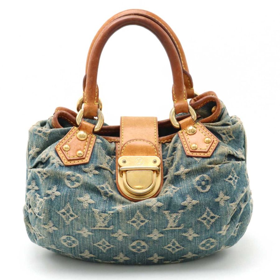 Louis Vuitton Monogram Denim Private Handbag Blue | Studio Nafay