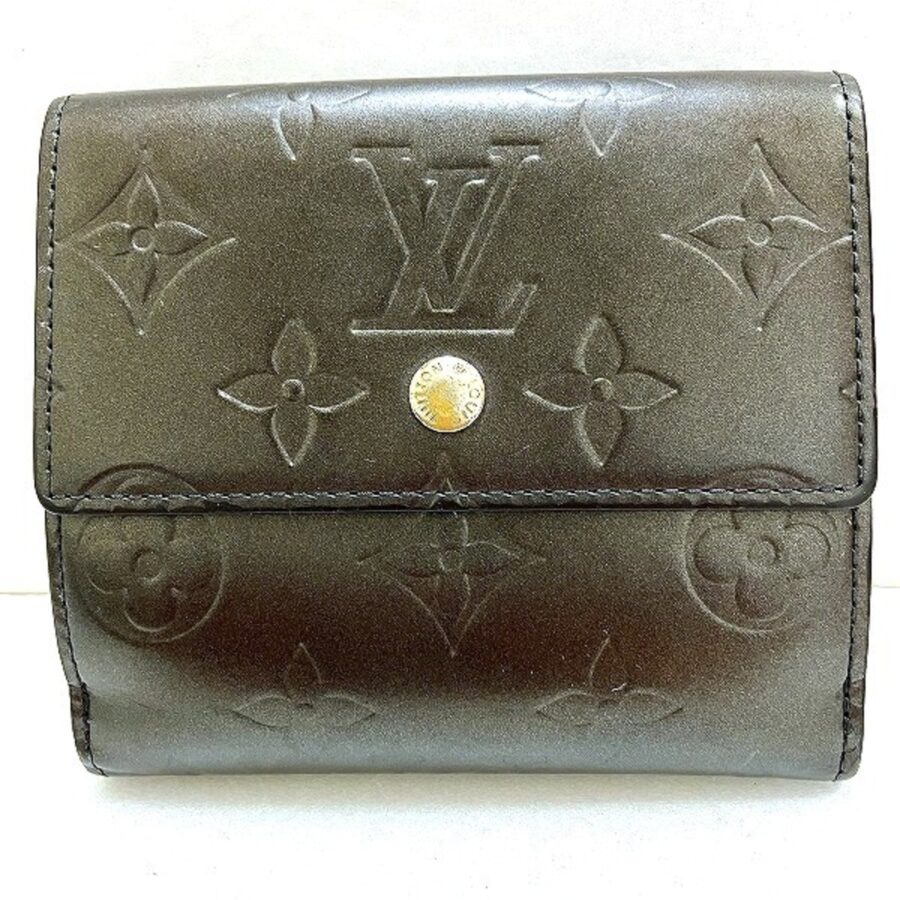 LOUIS VUITTON Mongram Matte Porto Monevier Cult Credit W Hook Bifold Wallet Unisex | Studio Nafay