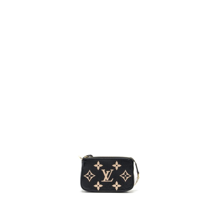 Louis Vuitton Mini Pochette Accessories Bicolour Monogram Empreinte GHW | Studio Nafay