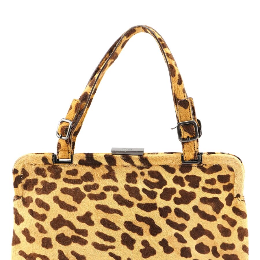 Leopard Fur Clutch Handbag | Studio Nafay