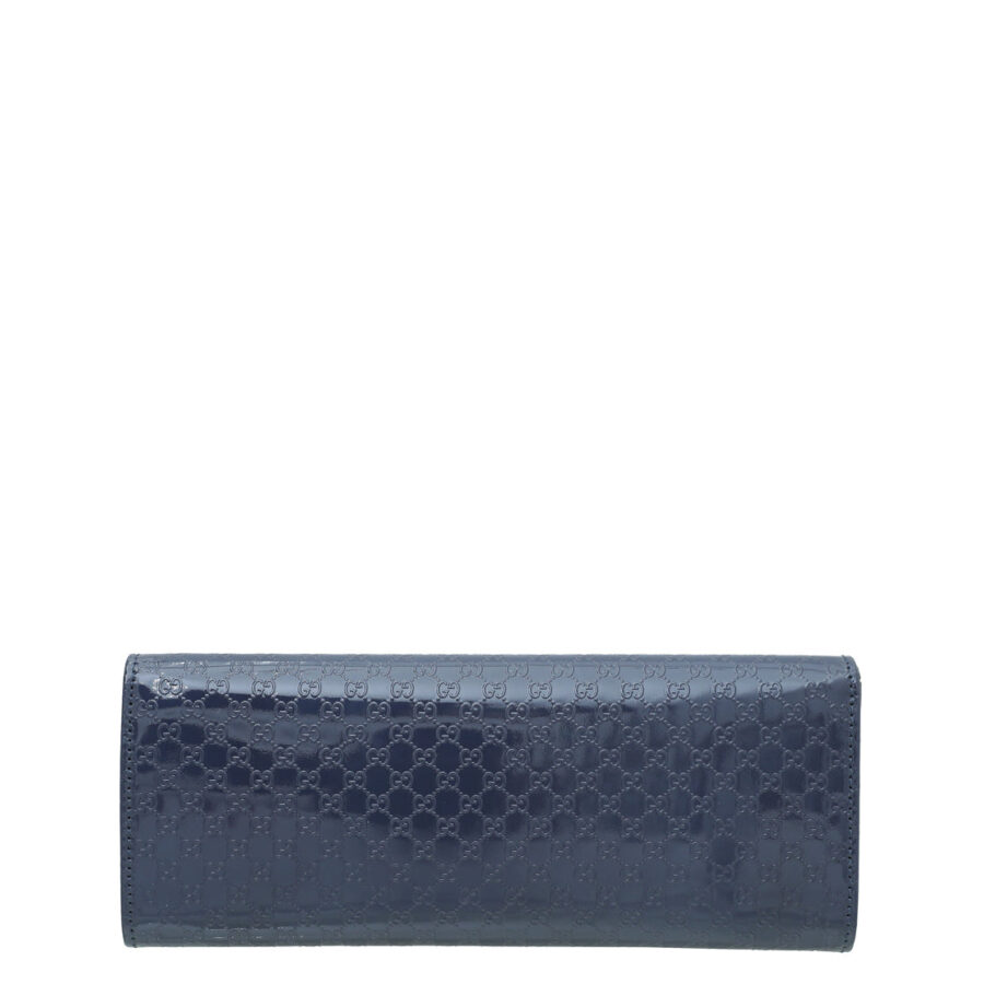 Gucci Blue Violet GG Microguccissima Broadway Small Clutch | Studio Nafay