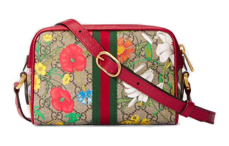(WMNS) GUCCI Ophidia SeriesGG floral Clutch Single Shoulder Bag mini 517350-92YBC-8722 | Studio Nafay