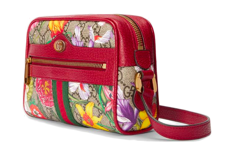 (wmns) Gucci Ophidia Seriesgg Floral Clutch Single Shoulder Bag Min…