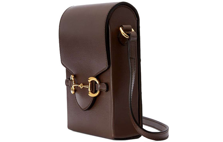 (WMNS) Gucci Button1955 SeriesClutch Single Shoulder Bag mini Brown 625615-0YK0G-2528 | Studio Nafay