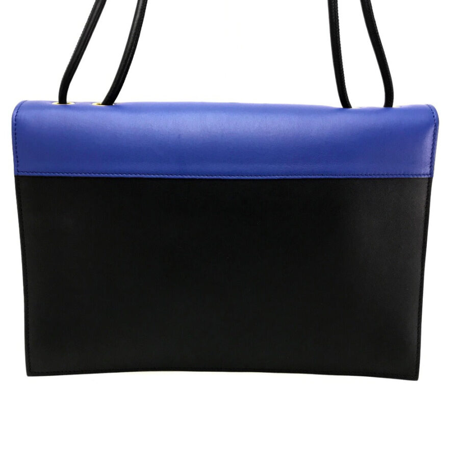 CELINE Clutch bag leather black Spring / Summer Tricolor Pocket Medium Clutch Women | Studio Nafay