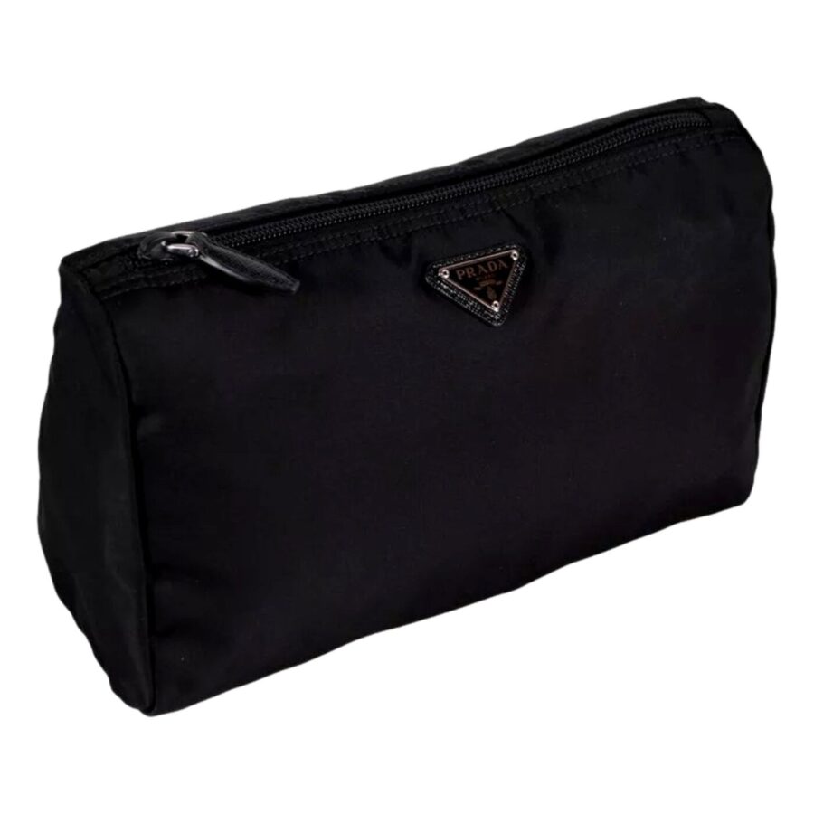 Prada Pouch black bag – front view