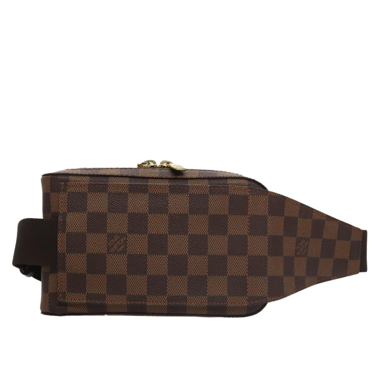 Louis Vuitton Geronimo Brown Canvas Clutch Bag ( )