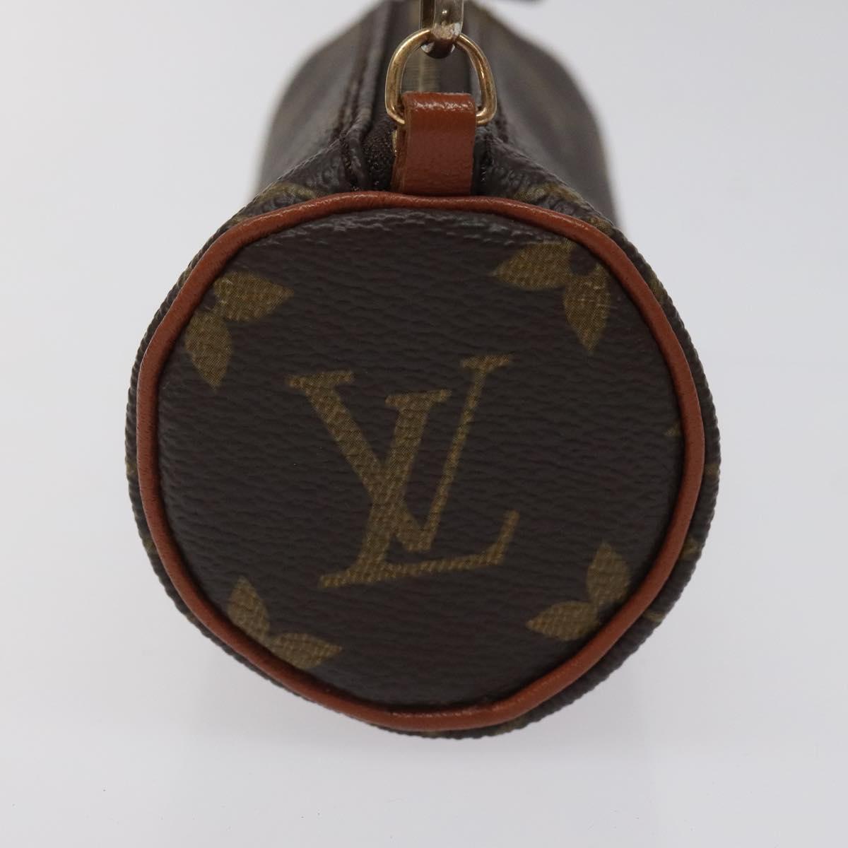 Louis Vuitton Mini Baby Papillon Brown Canvas Clutch Bag ( )
