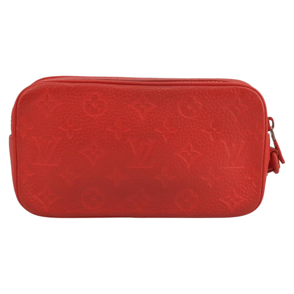 Louis Vuitton Pochette Volga Red Leather Clutch Bag ( )