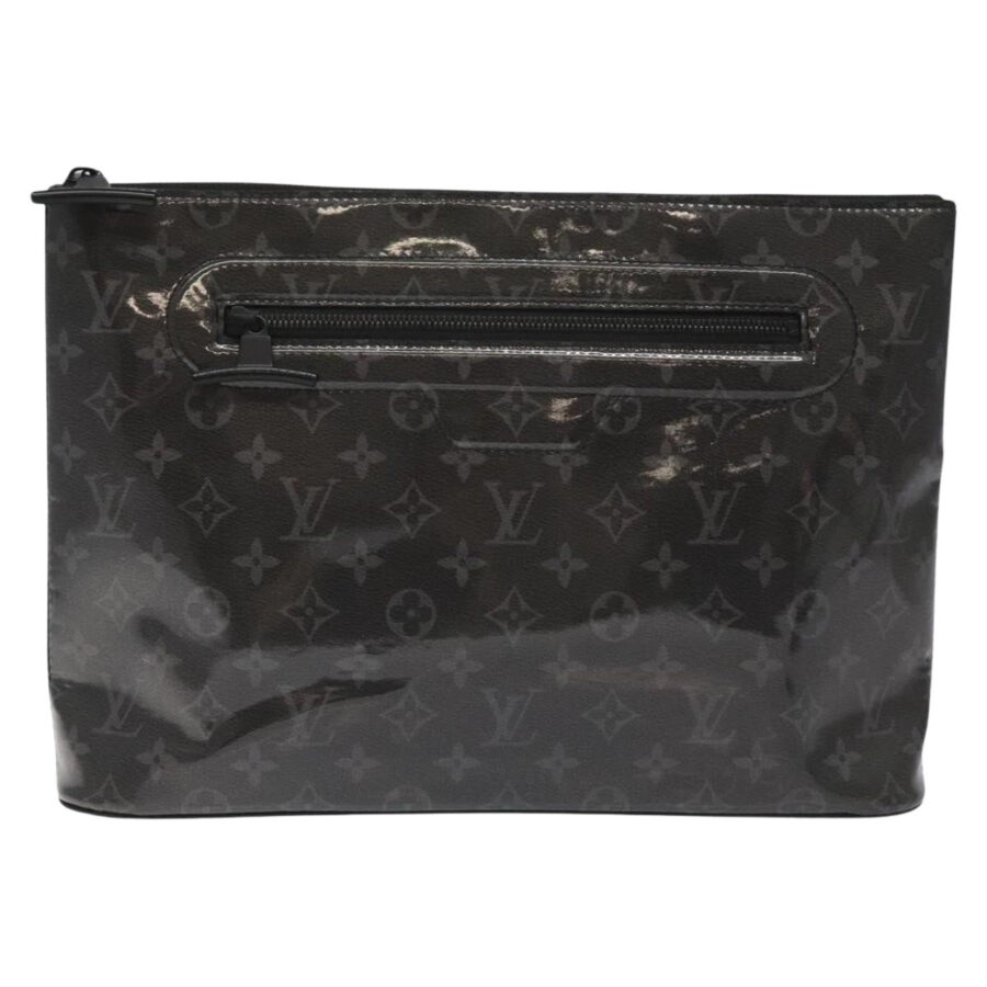 Louis Vuitton Pochette Cosmos Black Leather Clutch Bag ( ) | Studio Nafay