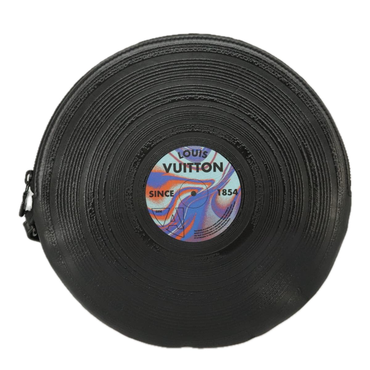 Louis Vuitton Pochette Black Leather Clutch Bag ( )