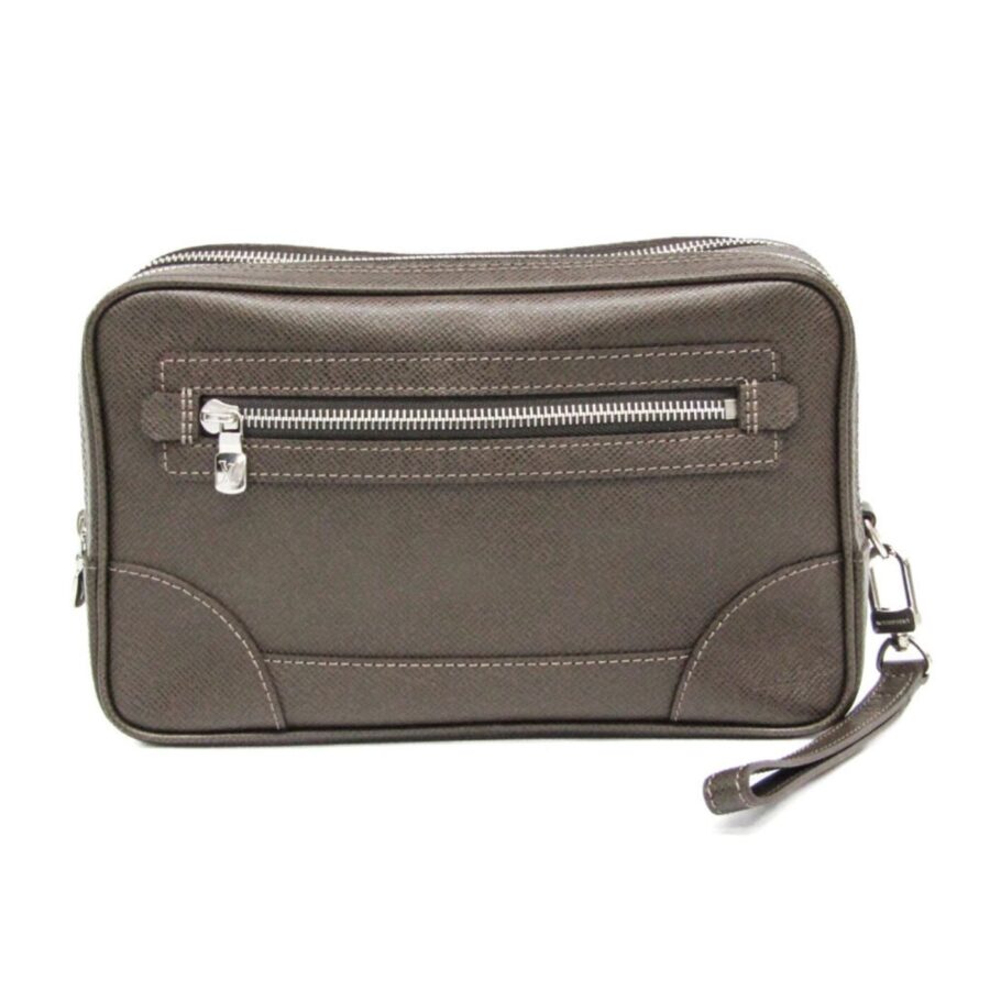 Louis Vuitton Pavel Brown Leather Clutch Bag ( ) | Studio Nafay